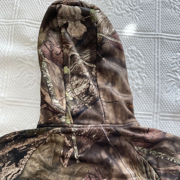 AFTCO Reaper Mossy Oak® Camo Sweatshirt Break-Up Country Fishing Hunting Warm S - Picture 9 of 16